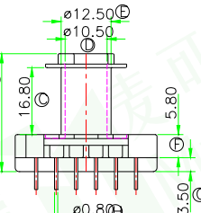 MCT-2824(V6+9P)