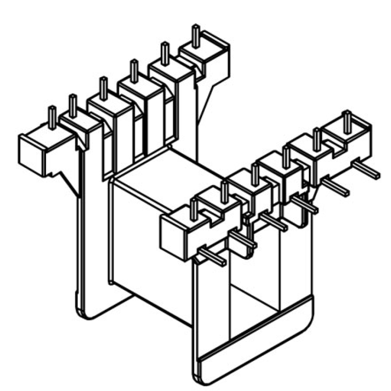 MCT-EE4201(EE42 horizontal 6+6)PHENOLIC